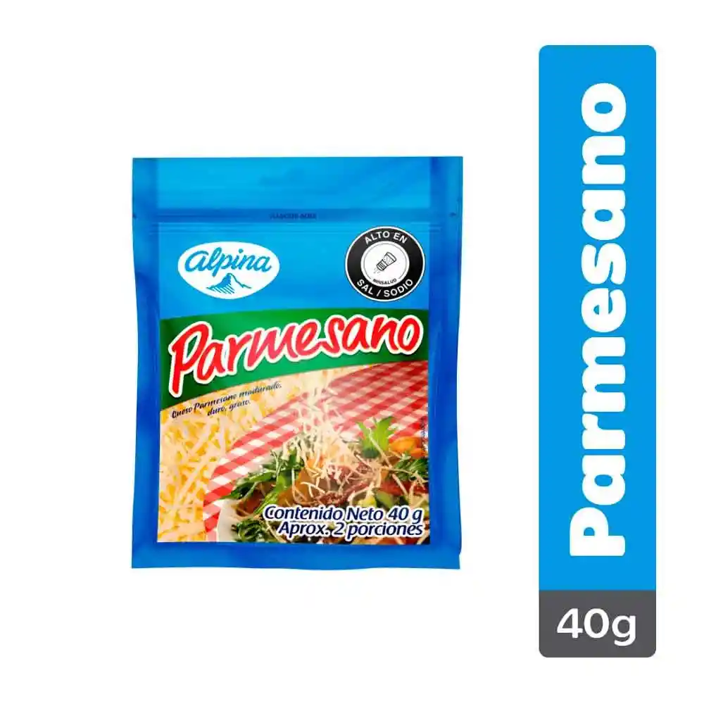 Queso Parmesano Alpina 40 Gr