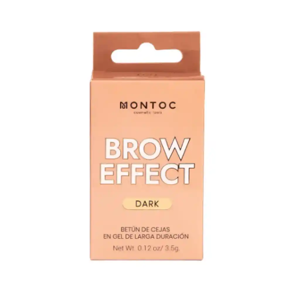 Pomada Para Cejas Montoc Brow Effect Tono Dark