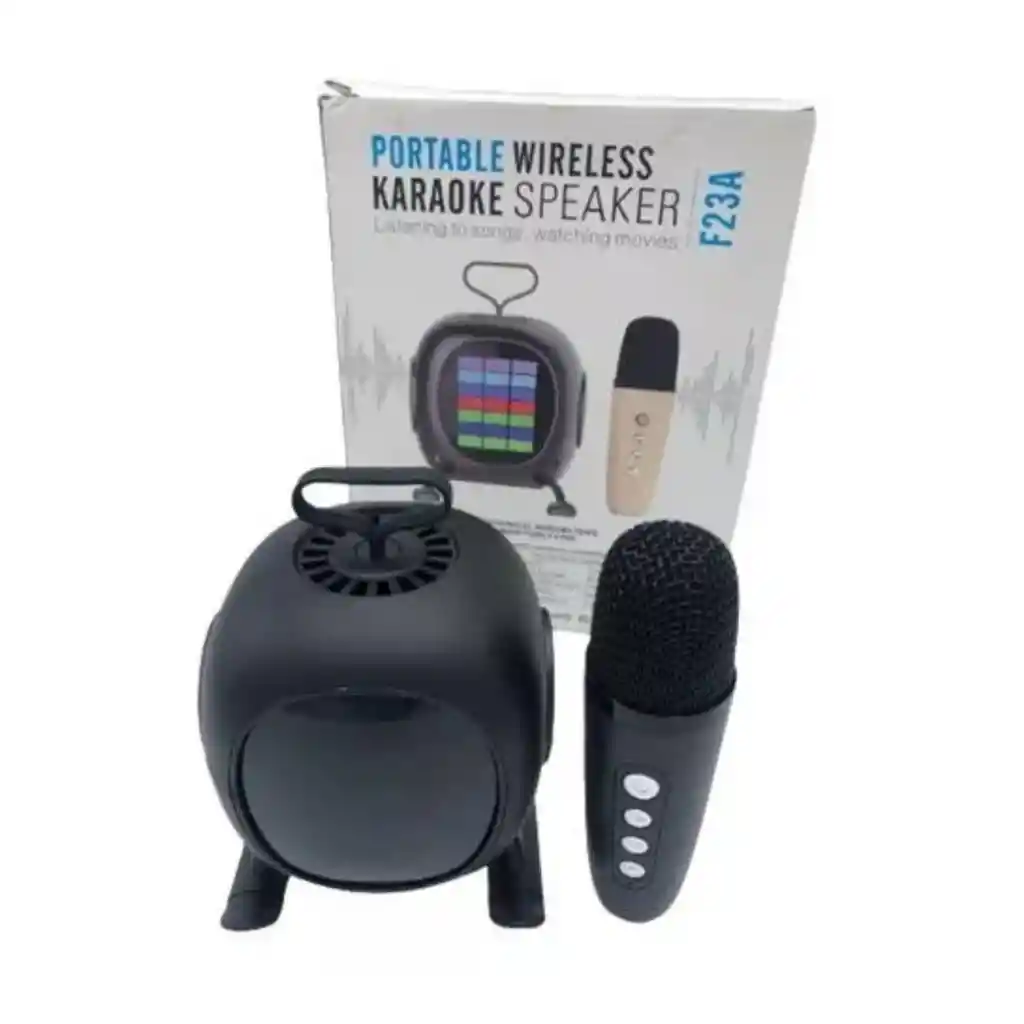 Mini Parlante Karaoke Bafle Recargable Inalambrico Bluetooth