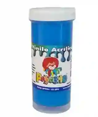 Pintura Payasito Vinilo Acrilico Color Azul Cielo 125gr Tempera