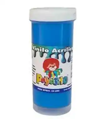 Pintura Payasito Vinilo Acrilico Color Azul Cielo 125gr Tempera