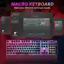 Teclado Mecanico Al 100% Rgb Tecurs | Con Roller Multimedia