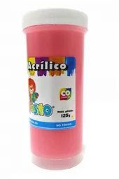 Pintura Payasito Vinilo Acrílico Color Rosado 125gr Tempera