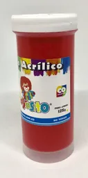 Pintura Payasito Vinilo Acrílico Color Rojo 125 Gr Tempera