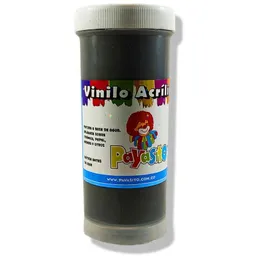 Pintura Payasito Vinilo Acrílico Color Gris 125 Gr Tempera