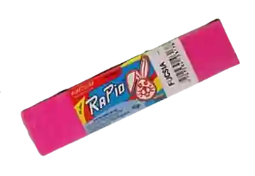 Plastilina Escolar Fucsia Fluorescente- Rapid 65gr