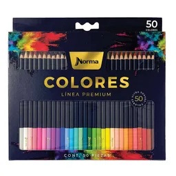 Color Norma Linea Premium X 50 Colores Unipunta