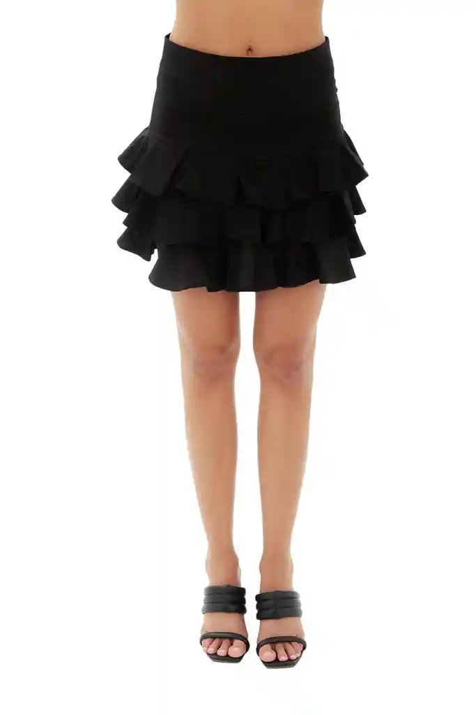 Falda Corta Effie Negro M