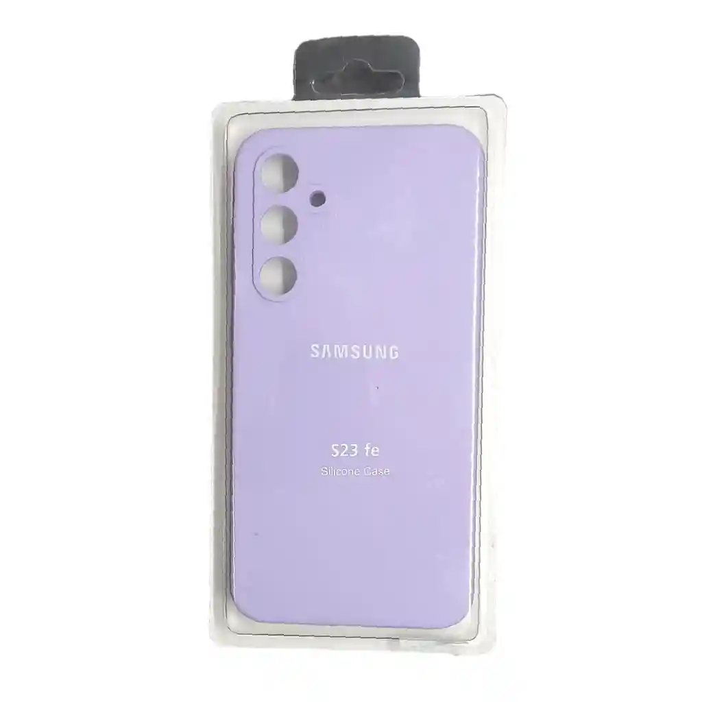 Forro Silicone Case Samsung S23 Fe Lila