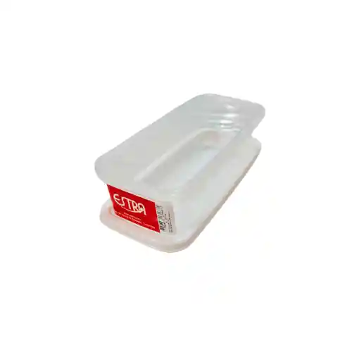 Recipiente Plastico Rectangular 0.35l Blanco