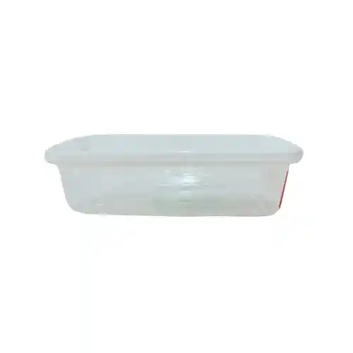 Recipiente Plastico Rectangular 0.35l Blanco