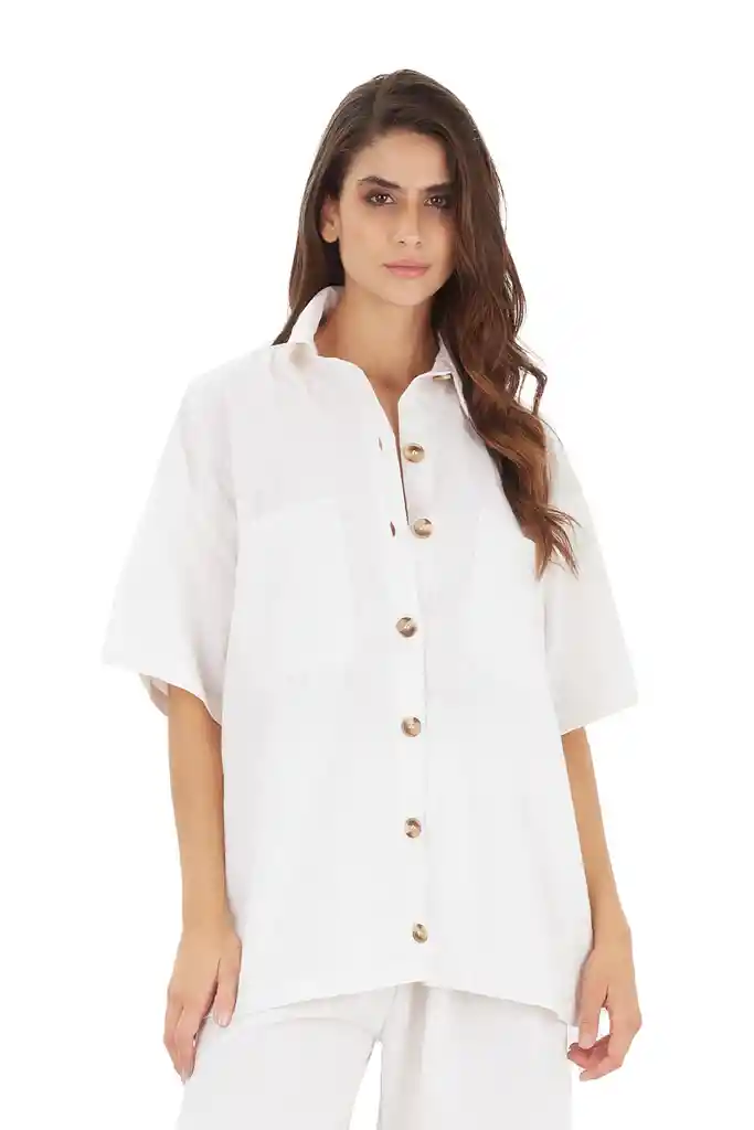 Camisa Calypso Marfil M