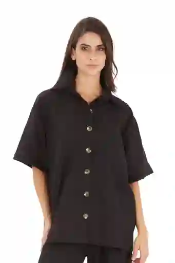 Camisa Calypso Negro Xs