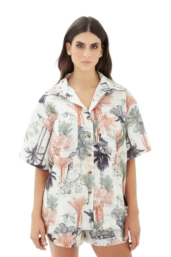 Camisa Calypso Memory Marfil S