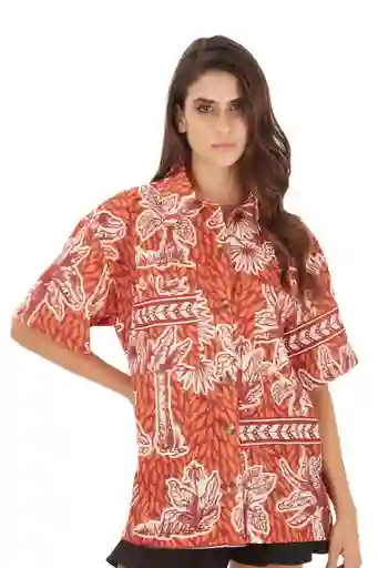 Camisa Calypso Aires Terracota Xs