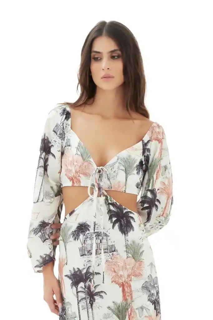 Vestido Largo Aires Del Norte Memory Marfil L