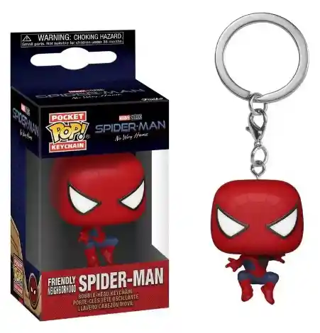 Llavero Funko Pop: Spider-man Amigable Vecino Del Barrio