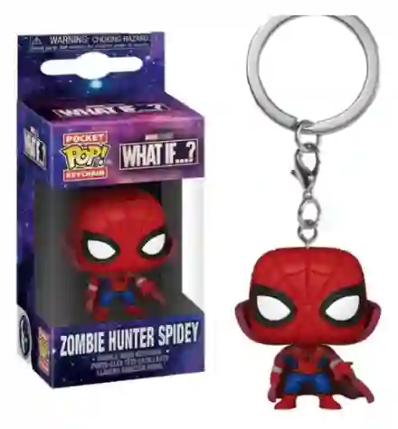 Llavero Funko Pop: Spider-man Spidey Cazador De Zombis