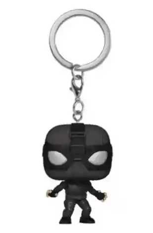 Llavero Funko Pop: Spider-man Traje De Sigilo