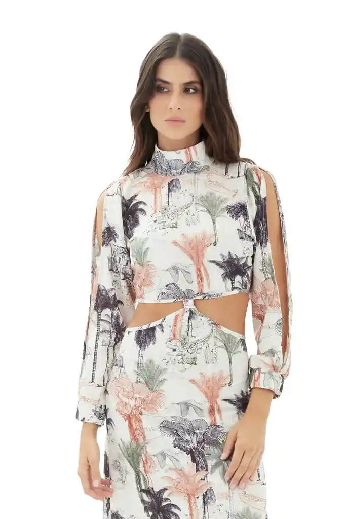 Vestido Largo Luminosity Memory Marfil M
