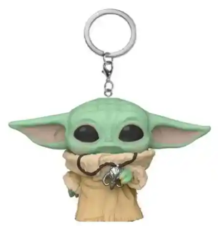 Llavero Funko Pop: Star Wars Baby Yoda Con Colgante