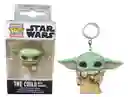 Llavero Funko Pop: Star Wars Baby Yoda Con Colgante