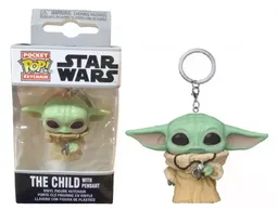 Llavero Funko Pop: Star Wars Baby Yoda Con Colgante