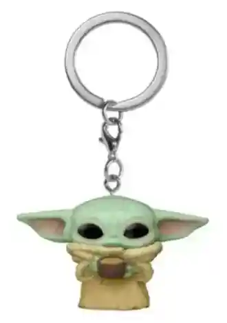 Llavero Funko Pop: Star Wars Baby Yoda Con Copa