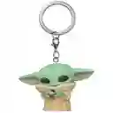 Llavero Funko Pop: Star Wars Baby Yoda Con Perilla De Contro