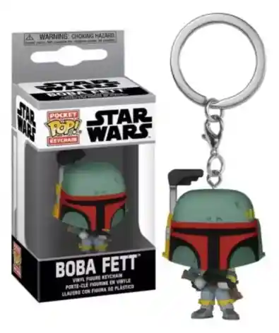 Llavero Funko Pop: Star Wars Boba Fett