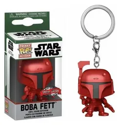 Llavero Funko Pop: Star Wars Boba Fett Rojo