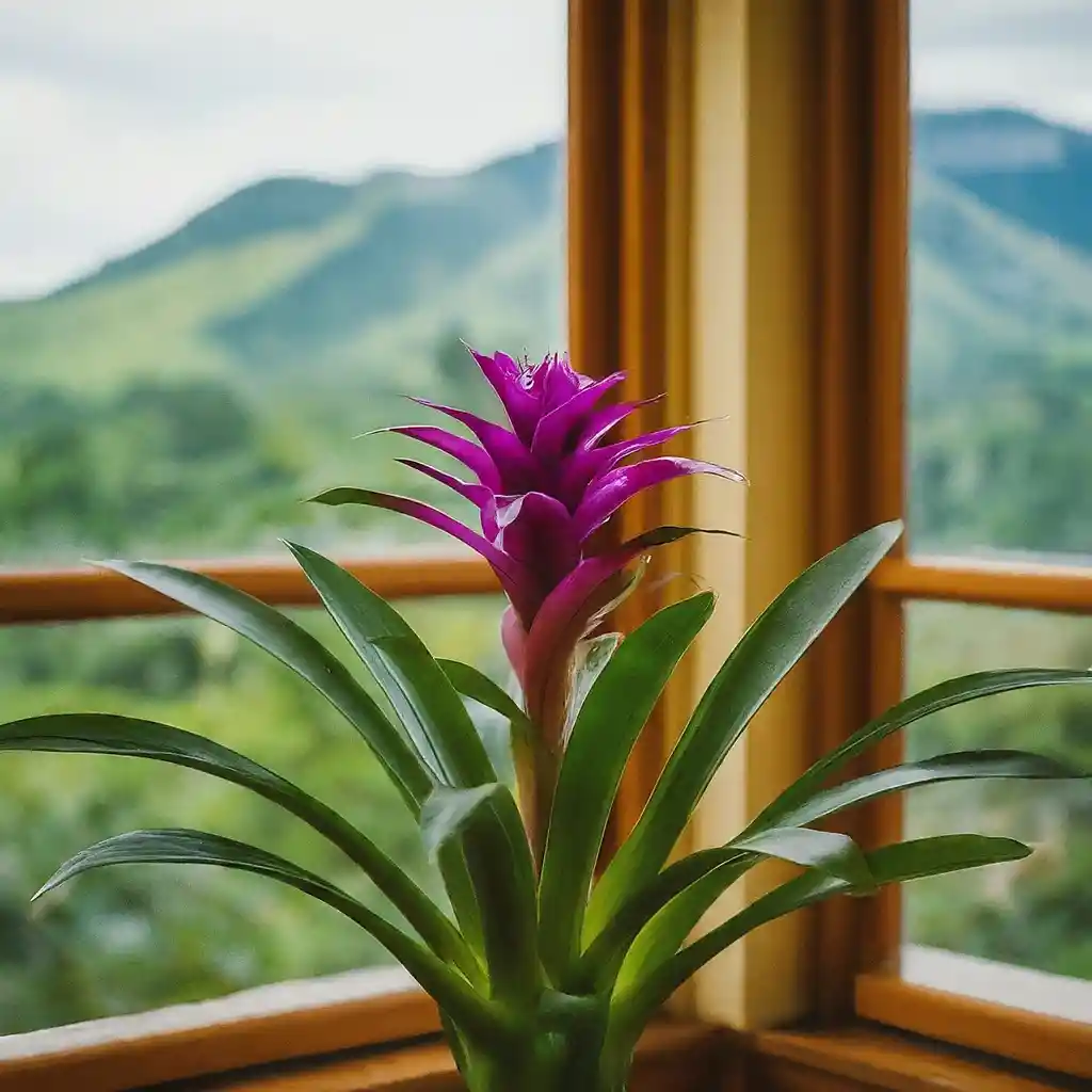 Bromelia Grande Morada