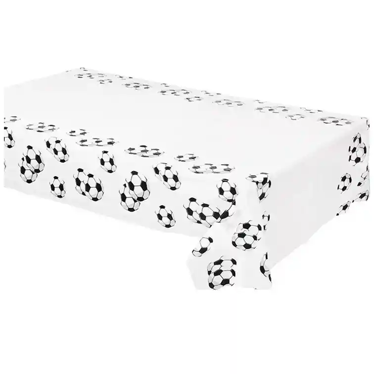 Mantel Plastico Tipo Tela Futbol Fiesta