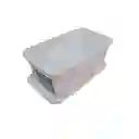 Recipiente Plastico Rectangular Para Congelacion 4l Blanco