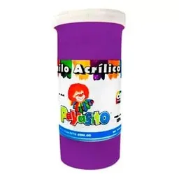 Pintura Payasito Vinilo Acrilico Color Morado 125 Gr Tempera