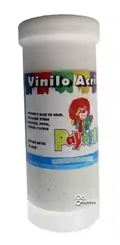 Pintura Payasito Vinilo Acrilico Color Blanco 125 Gr Tempera