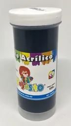 Pintura Payasito Vinilo Acrílico Color Negro 125 Gr Tempera