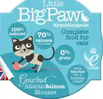 Bigpaw Salmon Alimento Humedo Para Gatos X 85gm