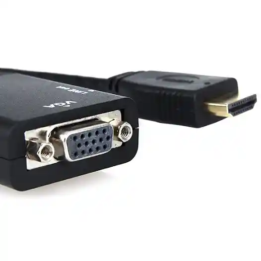 Adaptador Hdmi A Vga Con Audio