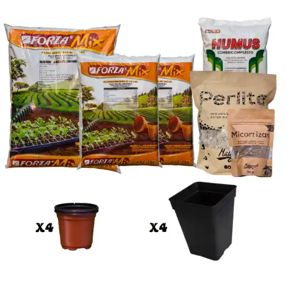 Kit Cultivo Exterior Basic X 4