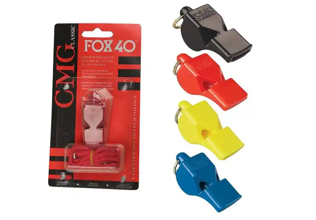 Silbato 40 Fox Classic Con Collarin Profesional Arbitro