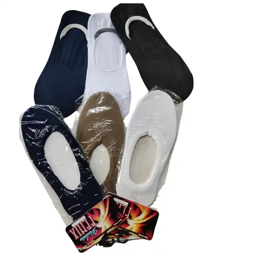 Medias Baletas Invisibles Kit X 6 Unidades