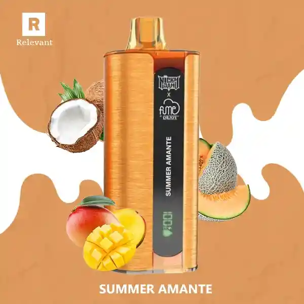 Vape Nicky Jam X Fume Summer Amante (mango Melon Coconut) 10.000 Puffs