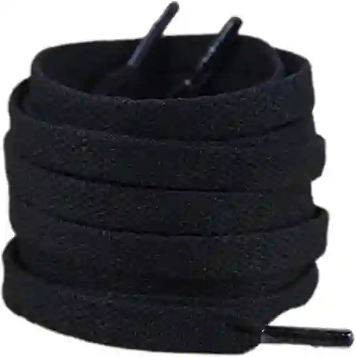 Cordones Para Zapatos Planos De 90 Cm, Color Negro