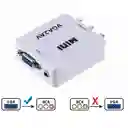 Convertidor Caja Vga Rca Vg2av Blanco Adaptador Mini No Bidireccional