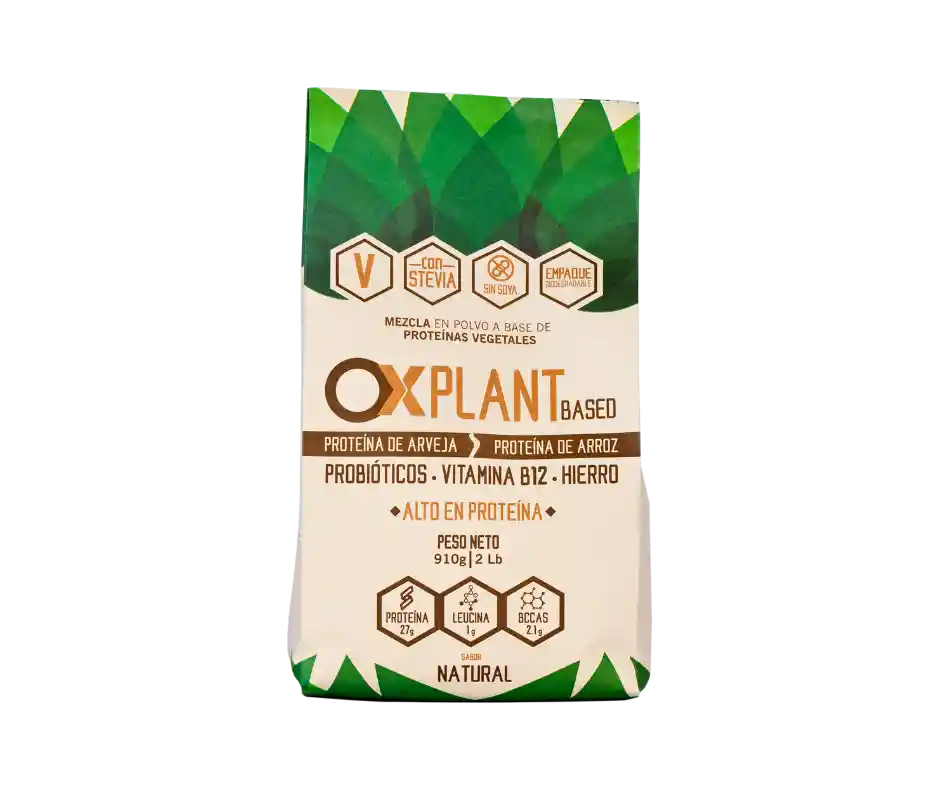 Proteína Vegana Ox Plant Based Natural 910g