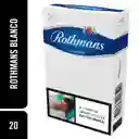 Rothmans Blanco Cigarrillos 20 Und