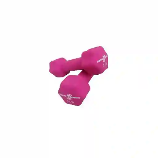 Mancuernas X 2 En Neopreno 3lb (estrella)sportfitness
