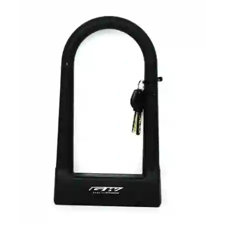 Candado En U De Llave 162x282mm Acero Encauchetado Gw