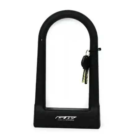 Candado En U De Llave 162x282mm Acero Encauchetado Gw